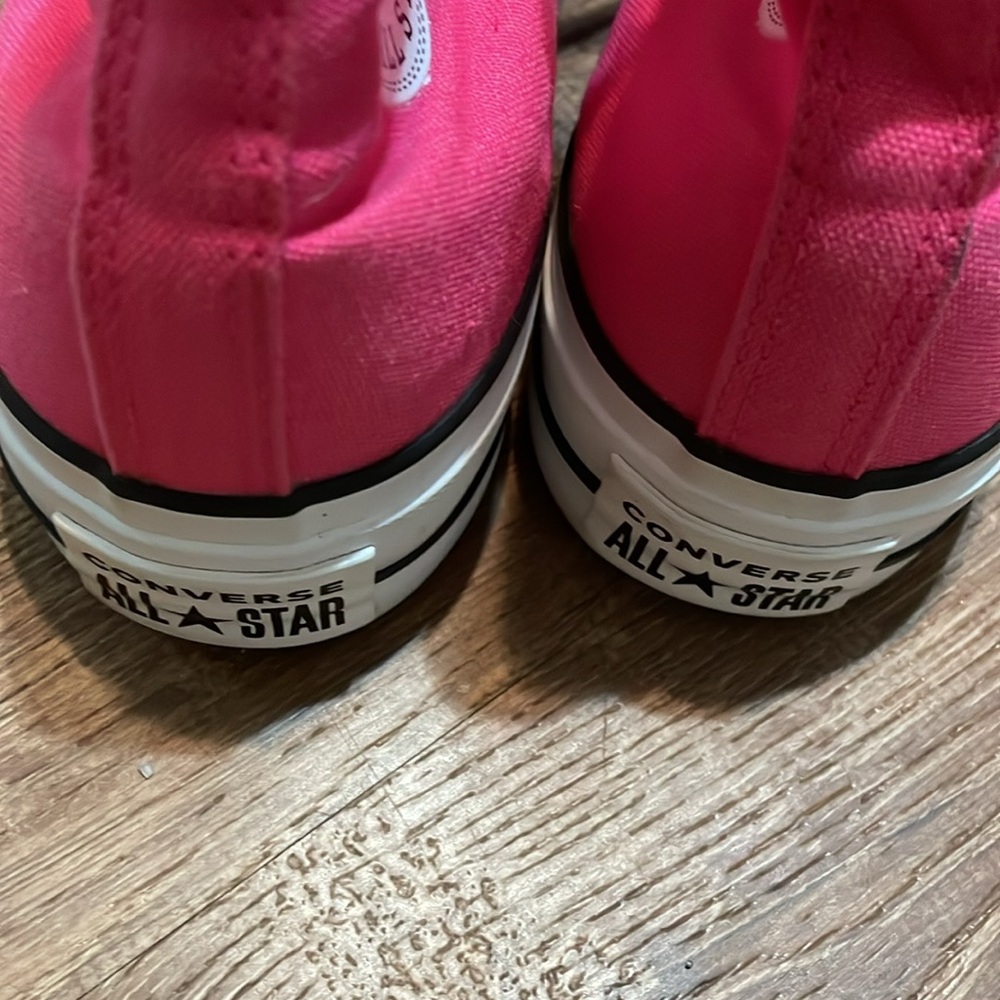 Women’s Converse Pink High-Top Platform Sneakers Sz 8/EU 39 - Picture 12 of 12